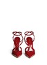 Figure View - Click To Enlarge - SERGIO ROSSI - 'Bon Ton' strappy patent leather pumps