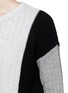 Detail View - Click To Enlarge - VINCE - Colourblock intarsia wool-cashmere sweater