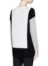 Back View - Click To Enlarge - VINCE - Colourblock intarsia wool-cashmere sweater