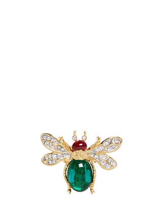 Main View - Click To Enlarge - KENNETH JAY LANE - Crystal pavé jewel fly ring