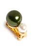 Detail View - Click To Enlarge - KENNETH JAY LANE - Colourblock faux pearl earrings