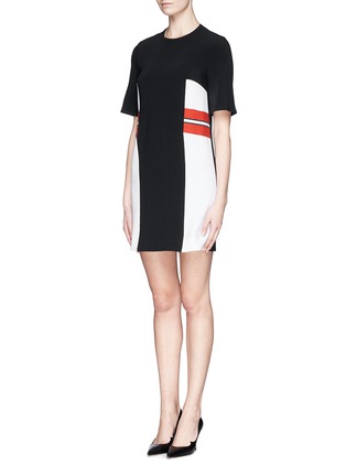 Front View - Click To Enlarge - TANYA TAYLOR - 'Jones' stretch crepe dress