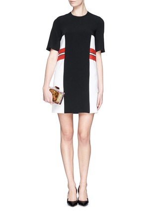 Figure View - Click To Enlarge - TANYA TAYLOR - 'Jones' stretch crepe dress