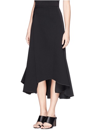 Front View - Click To Enlarge - ELLERY - 'Olympia' asymmetric flute skirt