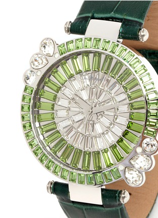 Detail View - Click To Enlarge - GALTISCOPIO - Marguerite crystal dial watch