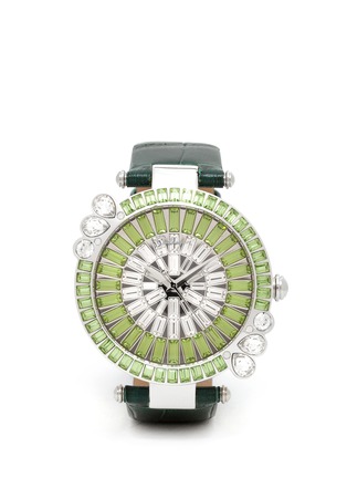 Main View - Click To Enlarge - GALTISCOPIO - Marguerite crystal dial watch