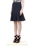 Front View - Click To Enlarge - ERDEM - Michaela wool skirt