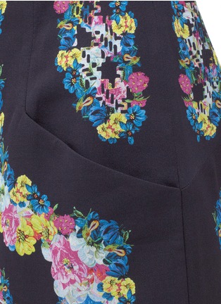 Detail View - Click To Enlarge - ERDEM - Frida floral-print skirt