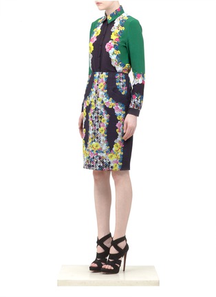Figure View - Click To Enlarge - ERDEM - Frida floral-print skirt