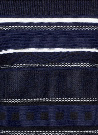 Detail View - Click To Enlarge - 3.1 PHILLIP LIM - Patterned wool-blend sweater