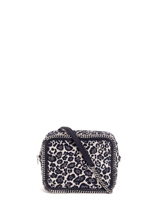 Main View - Click To Enlarge - STELLA MCCARTNEY - Falabella leopard print velvet crossbody bag