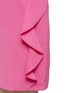Detail View - Click To Enlarge - ARMANI COLLEZIONI - Ruffled side sleeveless dress