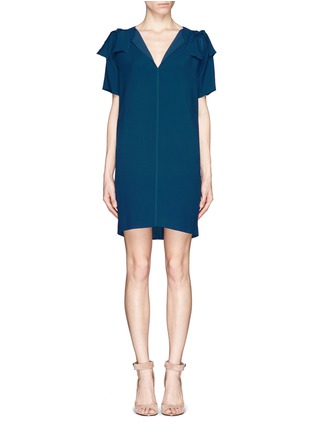 Main View - Click To Enlarge - CHLOÉ - Bow shoulder crepe dress