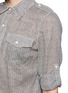 Detail View - Click To Enlarge - TORY BURCH - 'Brigitte' zigzag print cotton blouse