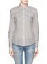 Main View - Click To Enlarge - TORY BURCH - 'Brigitte' zigzag print cotton blouse
