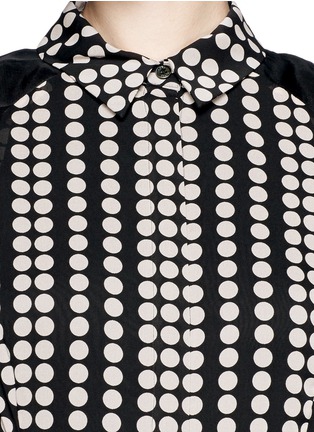 Detail View - Click To Enlarge - TORY BURCH - Katy' dot print shirt dress