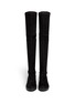 Figure View - Click To Enlarge - CLERGERIE - 'Natuh' suede over-the-knee boots