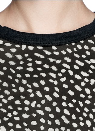 Detail View - Click To Enlarge - TORY BURCH - 'Esma' dot print T-shirt
