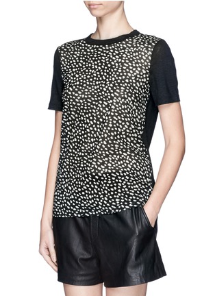 Front View - Click To Enlarge - TORY BURCH - 'Esma' dot print T-shirt