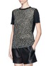 Front View - Click To Enlarge - TORY BURCH - 'Esma' dot print T-shirt