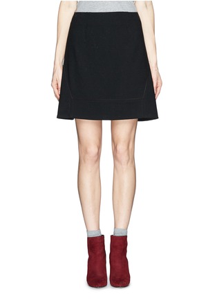 Main View - Click To Enlarge - TORY BURCH - 'Thea' wool crepe skirt
