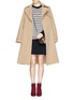 Figure View - Click To Enlarge - TORY BURCH - 'Thea' wool crepe skirt