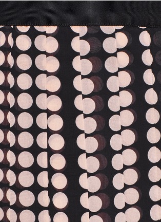 Detail View - Click To Enlarge - TORY BURCH - 'Raisa' polka dot print pleat skirt