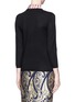 Back View - Click To Enlarge - TORY BURCH - 'Lacey' shirt collar insert sweater