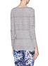 Back View - Click To Enlarge - TORY BURCH - 'Lesley' linen stripe T-shirt