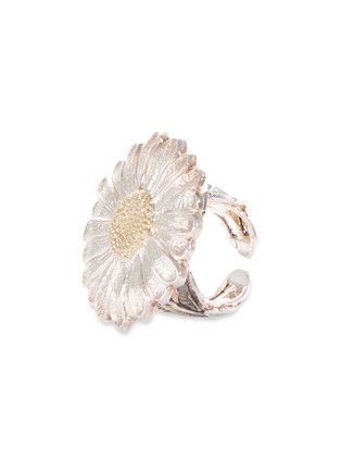  - BUCCELLATI - 'Daisy' gold silver ring