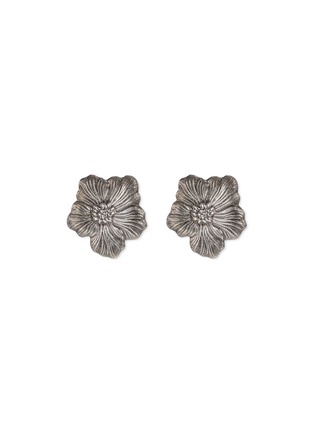 Main View - Click To Enlarge - BUCCELLATI - Gardenia Flower' silver stud earrings