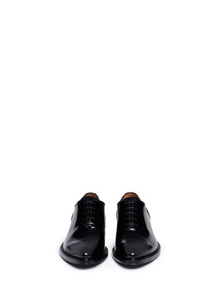 Figure View - Click To Enlarge - GIVENCHY - 'Richelieu' metal heel patent leather lace-ups