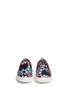 Figure View - Click To Enlarge - PEDDER RED - Floral geometry twill slip-ons 