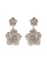 Main View - Click To Enlarge - BUCCELLATI - Gardenia Flower' silver drop earrings