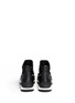 Back View - Click To Enlarge - ASH - 'Fun' leather and neoprene slip-on sneakers