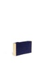 Front View - Click To Enlarge - LANVIN - Quilted suede side plate clutch