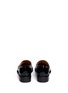 Back View - Click To Enlarge - PEDDER RED - Fringe patent leather penny loafers