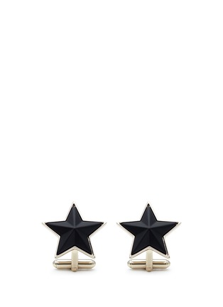 Main View - Click To Enlarge - GIVENCHY - Matte star metal cufflinks