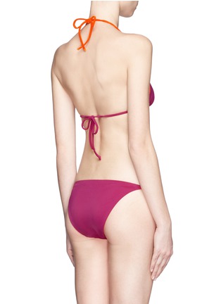 Back View - Click To Enlarge -  - Jaipur reversible triangle bikini top