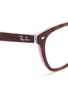 Detail View - Click To Enlarge - RAY-BAN - Two tone square cat eye optical glasses