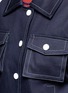 Detail View - Click To Enlarge - ANGEL CHEN - Sequin Chinese character denim jacket