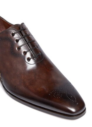 Detail View - Click To Enlarge - MAGNANNI - Brogue leather Oxfords