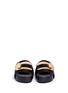 Front View - Click To Enlarge - STELLA LUNA - 'Stella' turnlock buckle leather platform slide sandals