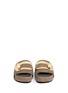 Front View - Click To Enlarge - STELLA LUNA - 'Stella' turnlock bar suede platform slide sandals