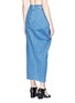 Back View - Click To Enlarge - STELLA MCCARTNEY - 'Heidi' draped side denim maxi skirt