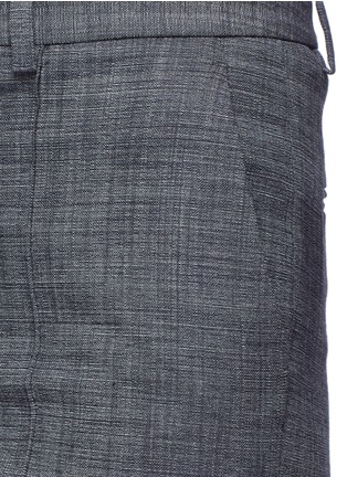 Detail View - Click To Enlarge - THEORY - 'Hartsdale' virgin wool cropped tailored pants