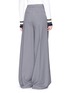 Back View - Click To Enlarge - THEORY - 'Bayport TS' virgin wool wide leg pants
