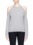 Main View - Click To Enlarge - THEORY - 'Toleema B' cold shoulder cashmere sweater
