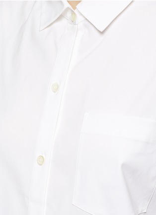 Detail View - Click To Enlarge - THEORY - 'Lourah' oversized stretch poplin shirt