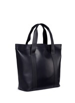 BALENCIAGA | Perforated logo leather tote bag | Men | Lane
